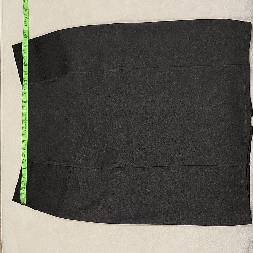 Calvin Klein Dark Grey Pencil Skirt - Picture 3 of 13